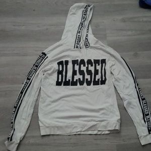 A hoodie long sleeve shirt